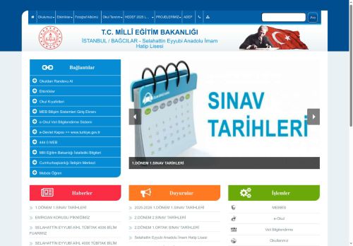 İSTANBUL / BAĞCILAR - Selahattin Eyyubi Anadolu İmam Hatip Lisesi