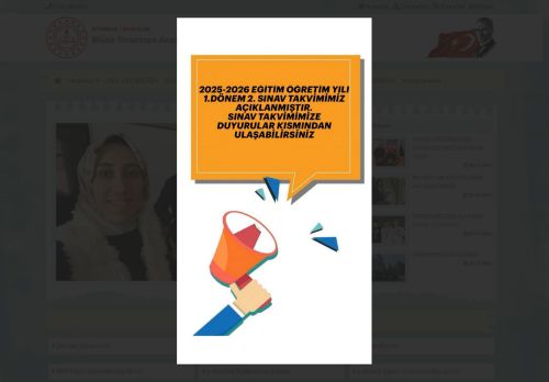 İSTANBUL / BAĞCILAR - Münir Tınaztepe Anadolu Lisesi