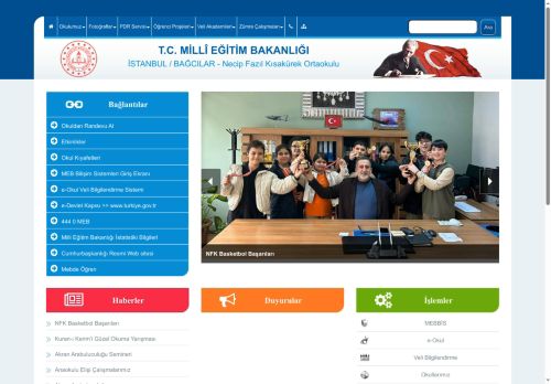 İSTANBUL / BAĞCILAR - Necip Fazıl Kısakürek Ortaokulu