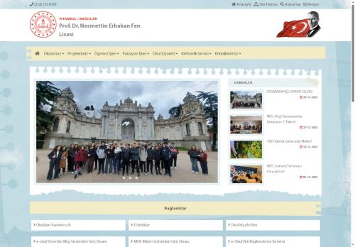 İSTANBUL / BAĞCILAR - Prof. Dr. Necmettin Erbakan Fen Lisesi