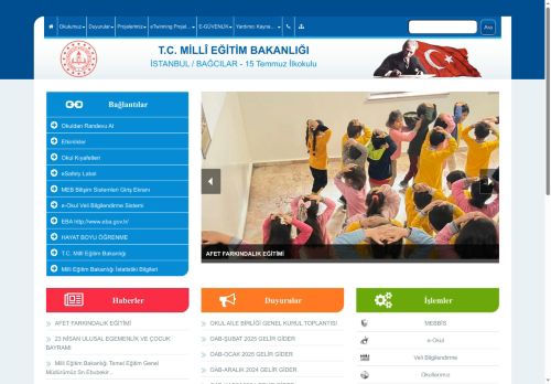 İSTANBUL / BAĞCILAR - 15 Temmuz İlkokulu