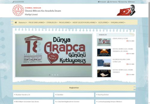 İSTANBUL / BAĞCILAR - Ümmü Mihcen Kız Anadolu İmam Hatip Lisesi