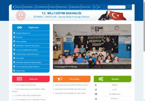 İSTANBUL / BAĞCILAR - Zeynep Bedia Kılıçlıoğlu İlkokulu