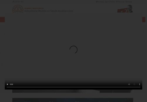 İSTANBUL / BAHÇELİEVLER - Bahçelievler Mesleki ve Teknik Anadolu Lisesi