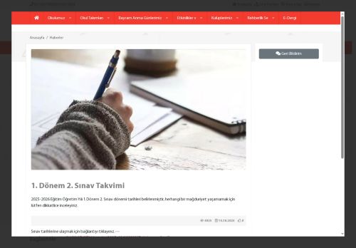 İSTANBUL / BAHÇELİEVLER - Bahçelievler Cumhuriyet Anadolu Lisesi