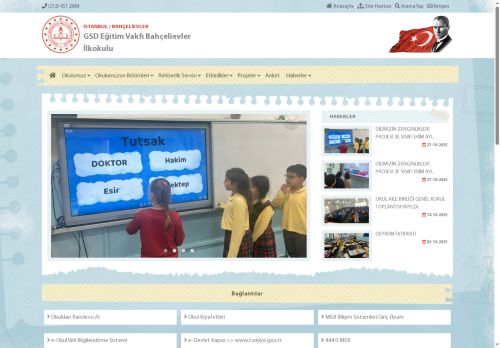 İSTANBUL / BAHÇELİEVLER - GSD Eğitim Vakfı Bahçelievler İlkokulu