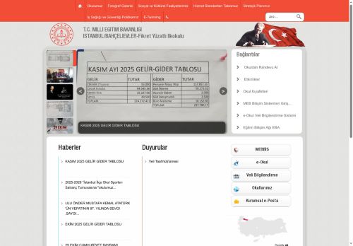 İSTANBUL / BAHÇELİEVLER - Fikret Yüzatlı İlkokulu