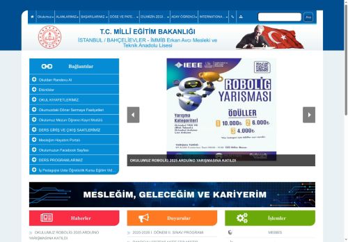 İSTANBUL / BAHÇELİEVLER - İMMİB Erkan Avcı Mesleki ve Teknik Anadolu Lisesi