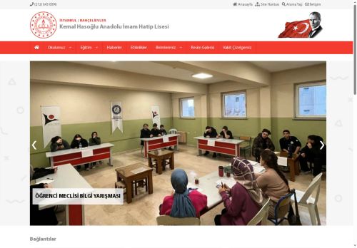 İSTANBUL / BAHÇELİEVLER - Kemal Hasoğlu Anadolu İmam Hatip Lisesi