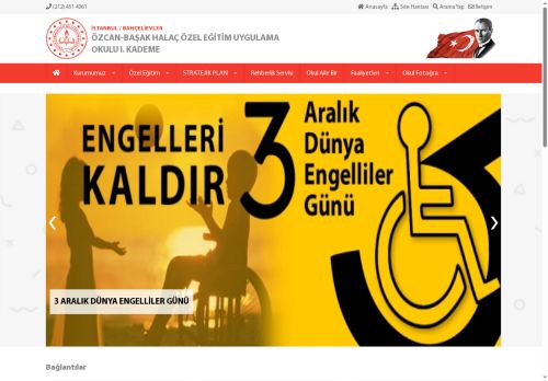 İSTANBUL / BAHÇELİEVLER - ÖZCAN-BAŞAK HALAÇ ÖZEL EĞİTİM UYGULAMA OKULU I. KADEME