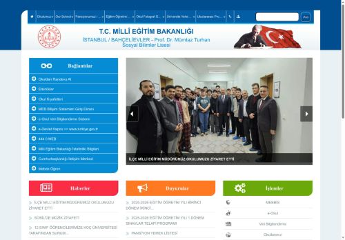 İSTANBUL / BAHÇELİEVLER - Prof. Dr. Mümtaz Turhan Sosyal Bilimler Lisesi