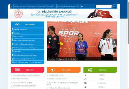 İSTANBUL / BAHÇELİEVLER - Prof. Dr. Osman Öztürk İmam Hatip Ortaokulu