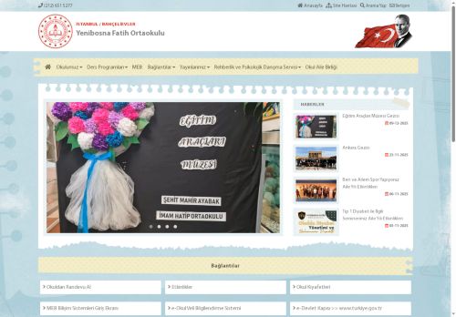 İSTANBUL / BAHÇELİEVLER - Yenibosna Fatih Ortaokulu