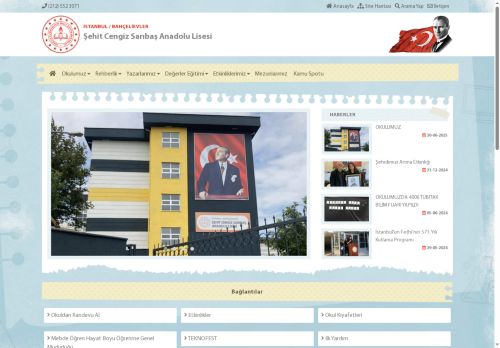 İSTANBUL / BAHÇELİEVLER - Şehit Cengiz Sarıbaş Anadolu Lisesi