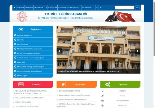 İSTANBUL / BAHÇELİEVLER - Toki Halit Öge İlkokulu
