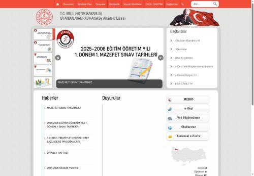 İSTANBUL / BAKIRKÖY - Ataköy Anadolu Lisesi