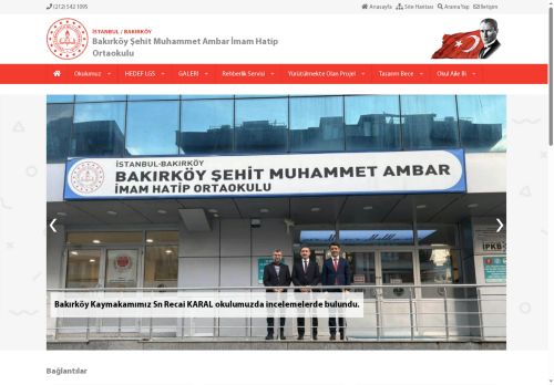 İSTANBUL / BAKIRKÖY - Bakırköy Şehit Muhammet Ambar İmam Hatip Ortaokulu