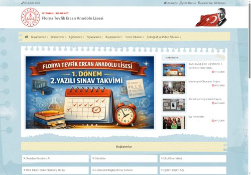 İSTANBUL / BAKIRKÖY - Florya Tevfik Ercan Anadolu Lisesi
