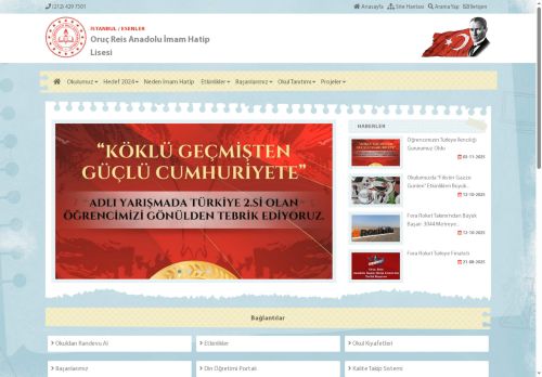 İSTANBUL / ESENLER - Oruç Reis Anadolu İmam Hatip Lisesi