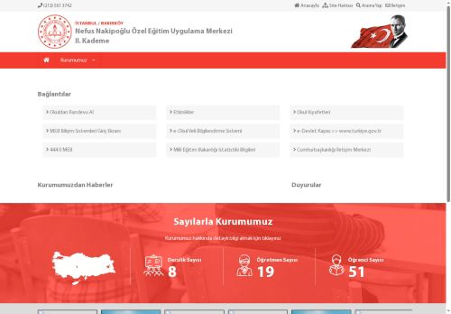 İSTANBUL / BAKIRKÖY - Nefus Nakipoğlu Özel Eğitim Uygulama Merkezi II. Kademe