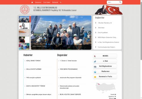 İSTANBUL / BAKIRKÖY - Yeşilköy 50. Yıl Anadolu Lisesi