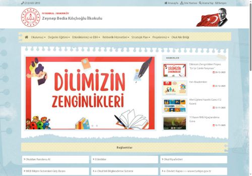 İSTANBUL / BAKIRKÖY - Zeynep Bedia Kılıçlıoğlu İlkokulu