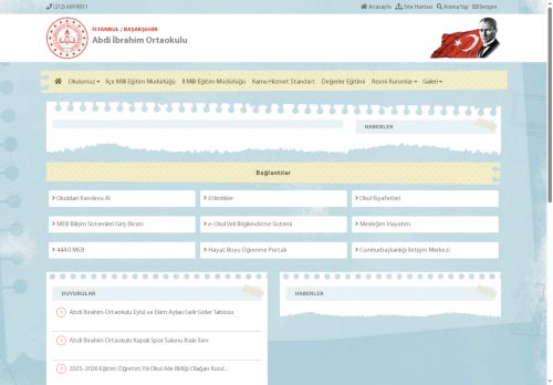 İSTANBUL / BAŞAKŞEHİR - Abdi İbrahim Ortaokulu