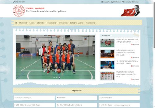 İSTANBUL / BAŞAKŞEHİR - Akif İnan Anadolu İmam Hatip Lisesi