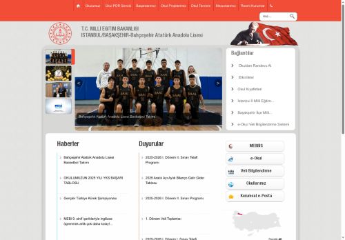 İSTANBUL / BAŞAKŞEHİR - Bahçeşehir Atatürk Anadolu Lisesi