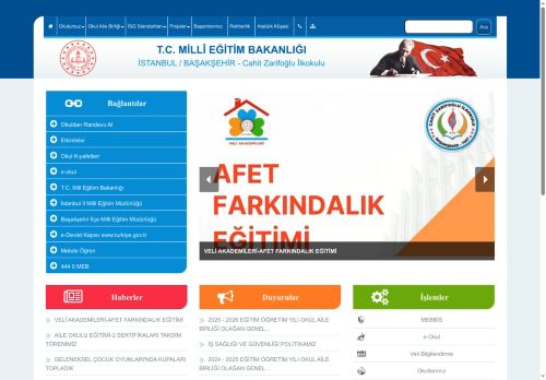 İSTANBUL / BAŞAKŞEHİR - Cahit Zarifoğlu İlkokulu