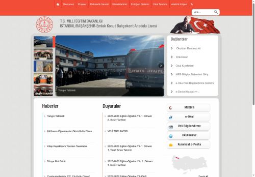 İSTANBUL / BAŞAKŞEHİR - Emlak Konut Bahçekent Anadolu Lisesi