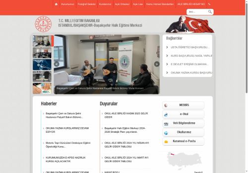 İSTANBUL / BAŞAKŞEHİR - Başakşehir Halk Eğitimi Merkezi