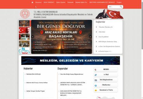 İSTANBUL / BAŞAKŞEHİR - Borsa İstanbul Başakşehir Mesleki ve Teknik Anadolu Lisesi