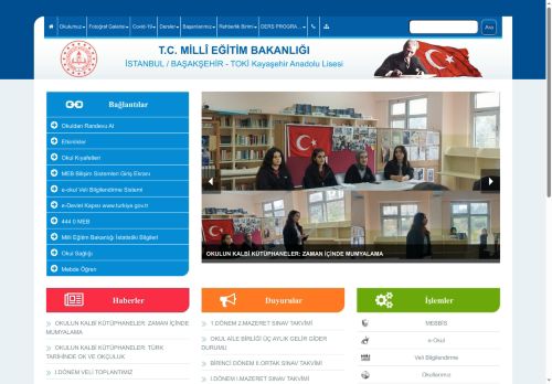 İSTANBUL / BAŞAKŞEHİR - TOKİ Kayaşehir Anadolu Lisesi
