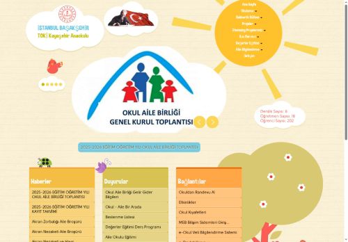 İSTANBUL / BAŞAKŞEHİR - TOKİ Kayaşehir Anaokulu