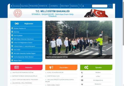 İSTANBUL / BAŞAKŞEHİR - Şahintepe İmam Hatip Ortaokulu