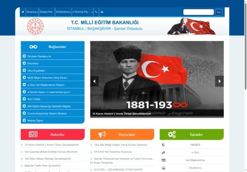 İSTANBUL / BAŞAKŞEHİR - Şamlar Ortaokulu