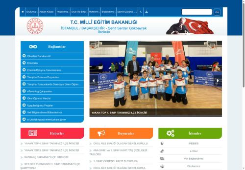 İSTANBUL / BAŞAKŞEHİR - Şehit Serdar Gökbayrak İlkokulu