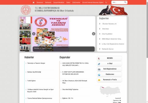 İSTANBUL / BAYRAMPAŞA - Ali Ülker Ortaokulu