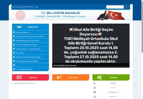 İSTANBUL / BAŞAKŞEHİR - TOKİ Melikşah Ortaokulu