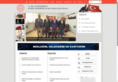 İSTANBUL / BAYRAMPAŞA - Ali Ülker Mesleki Eğitim Merkezi