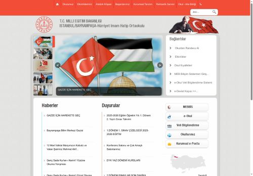 İSTANBUL / BAYRAMPAŞA - Hürriyet İmam Hatip Ortaokulu