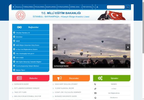 İSTANBUL / BAYRAMPAŞA - Hüseyin Bürge Anadolu Lisesi