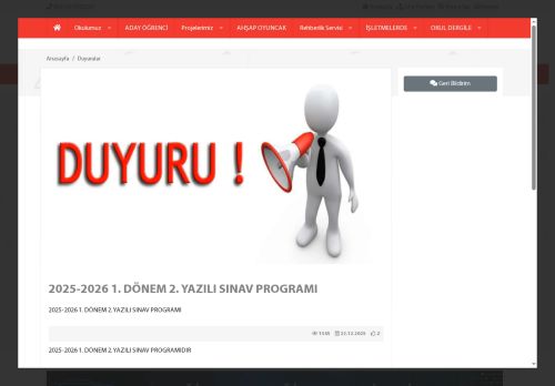 İSTANBUL / BAYRAMPAŞA - İnönü Mesleki ve Teknik Anadolu Lisesi