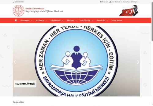 İSTANBUL / BAYRAMPAŞA - Bayrampaşa Halk Eğitimi Merkezi