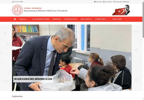 İSTANBUL / BAYRAMPAŞA - Bayrampaşa Mehmet Akif İnan Ortaokulu