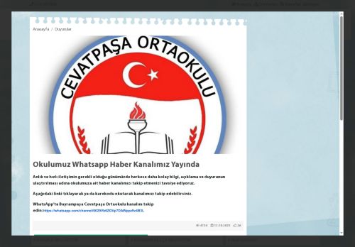 İSTANBUL / BAYRAMPAŞA - Cevatpaşa Ortaokulu