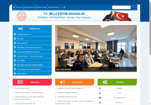 İSTANBUL / BAYRAMPAŞA - Sancak - Soy Ortaokulu