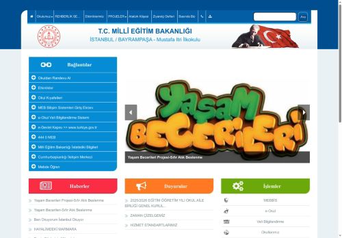 İSTANBUL / BAYRAMPAŞA - Mustafa Itri İlkokulu