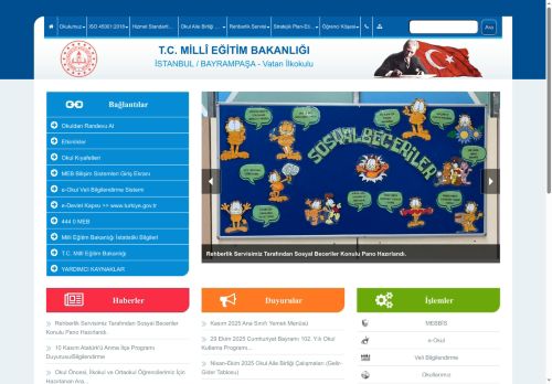 İSTANBUL / BAYRAMPAŞA - Vatan İlkokulu